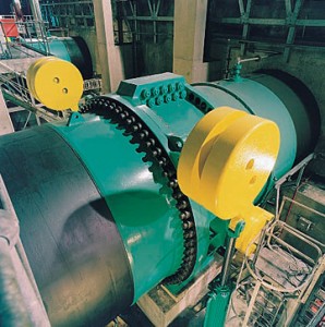 Dinorwig has six of these giant pump-turbines