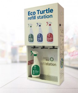 Eco Turtle cleaning products dispenser