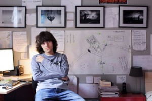 Boyan Slat at 16 with his designs